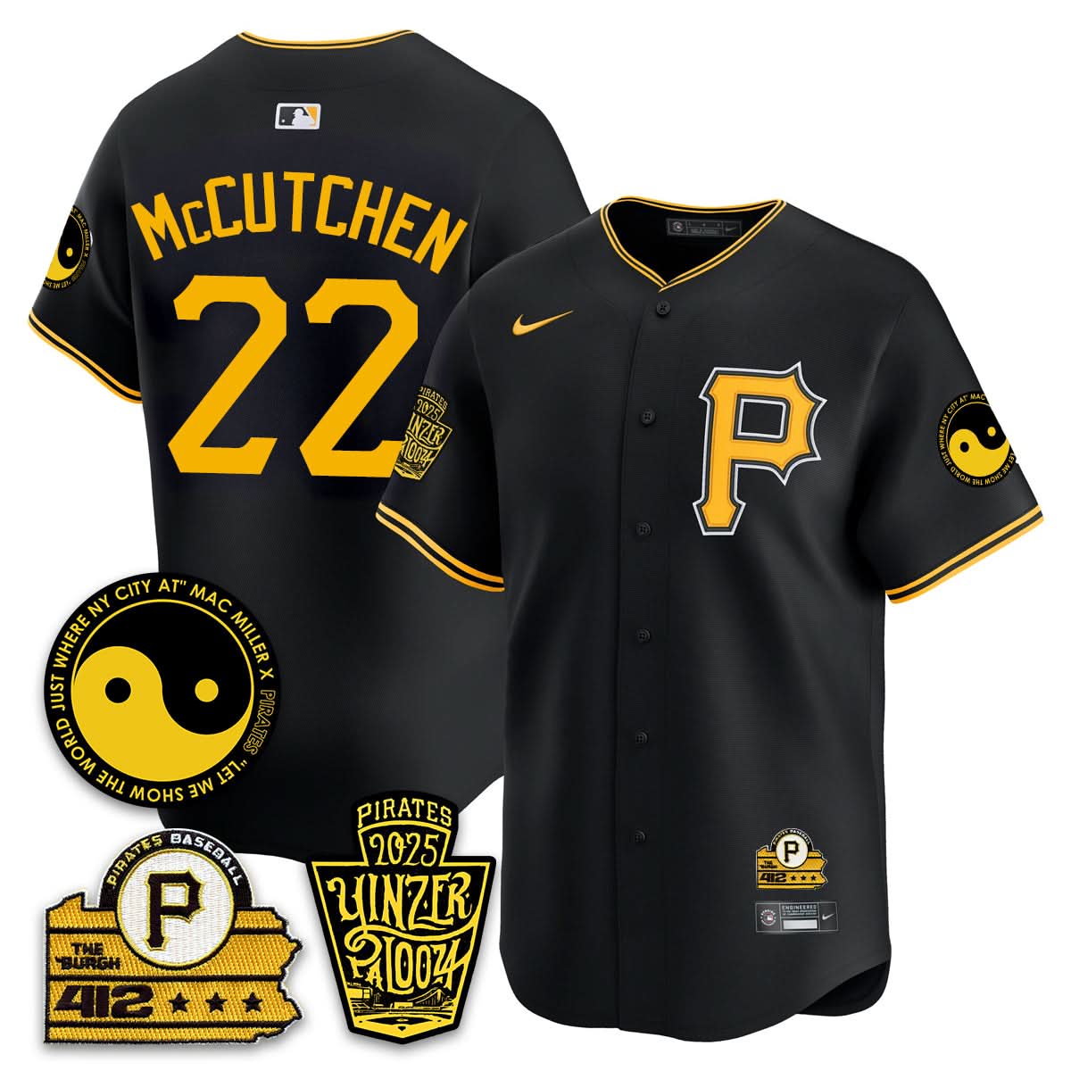 Pittsburgh Pirates Yinzerpalooza 2025 Limited Jersey - All Stitched