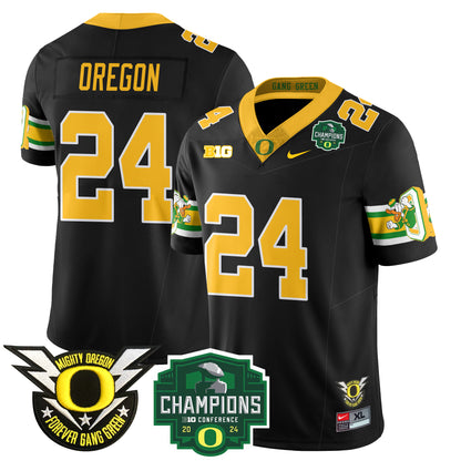 Oregon Ducks 2024 Big Ten Champions Jersey - All Stitched