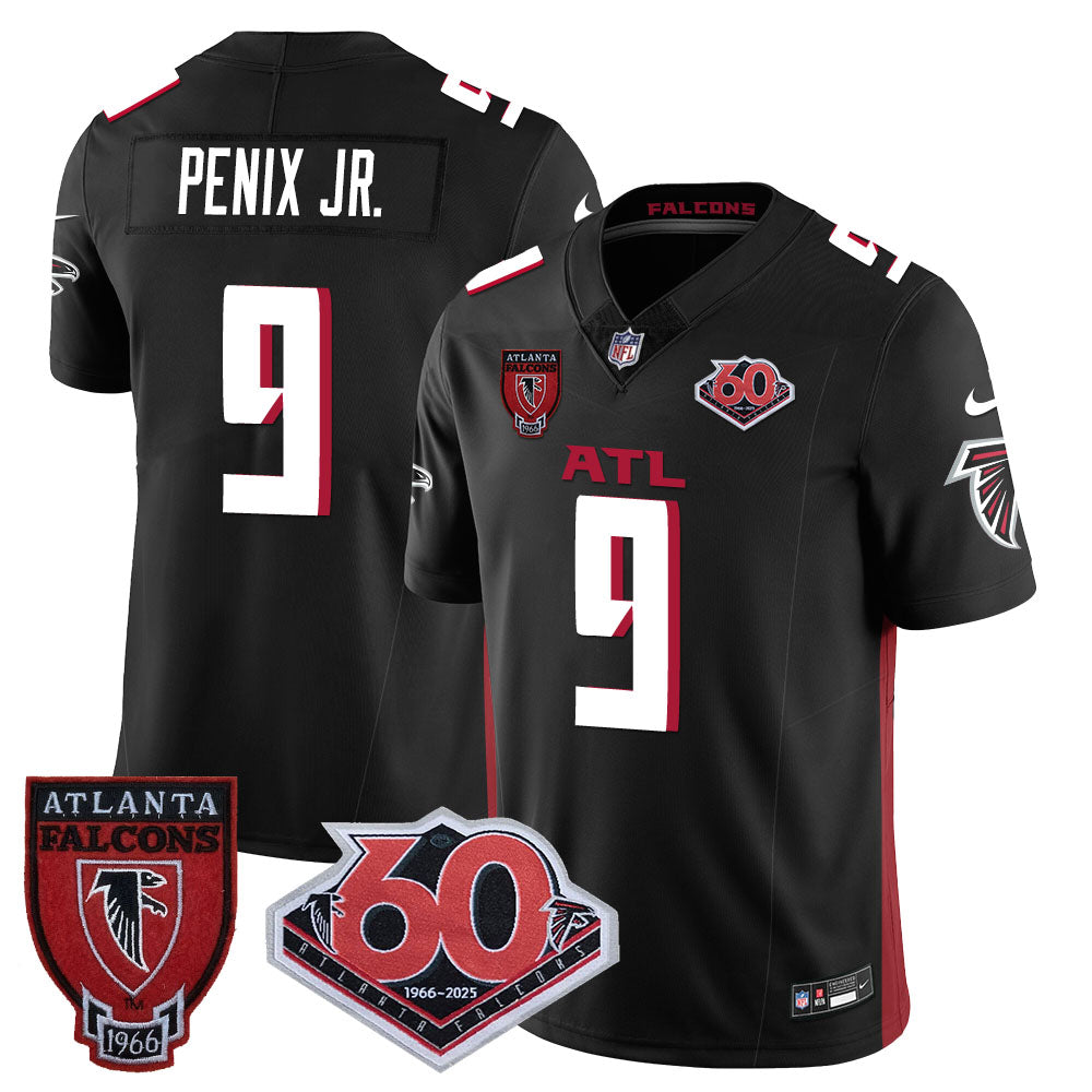 Atlanta Falcons 60th Season Vapor Limited Jersey - All Stitched