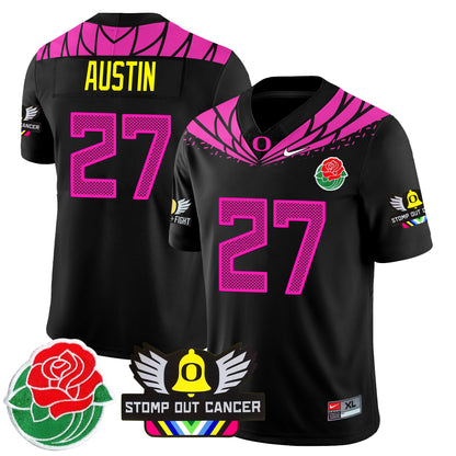 Oregon Alternate 2024 Rose Bowl Vapor Limited Jersey - All Stitched