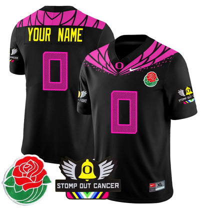 Custom Oregon Alternate 2024 Vapor Limited Jersey - All Stitched