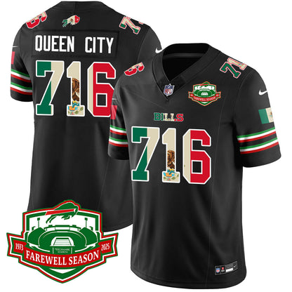 BUF Mexico Vapor Limited Jersey - All Stitched