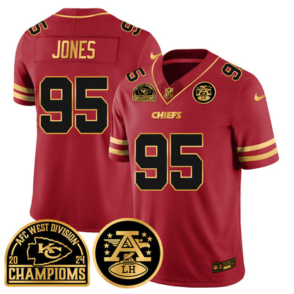 Chiefs 2024 AFC West Champs Jersey - All Stitched