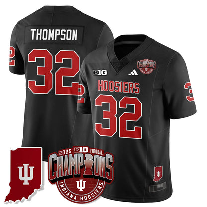 Indiana Hoosiers Vapor Limited Football Jersey - Big 10 Champions - All Stitched
