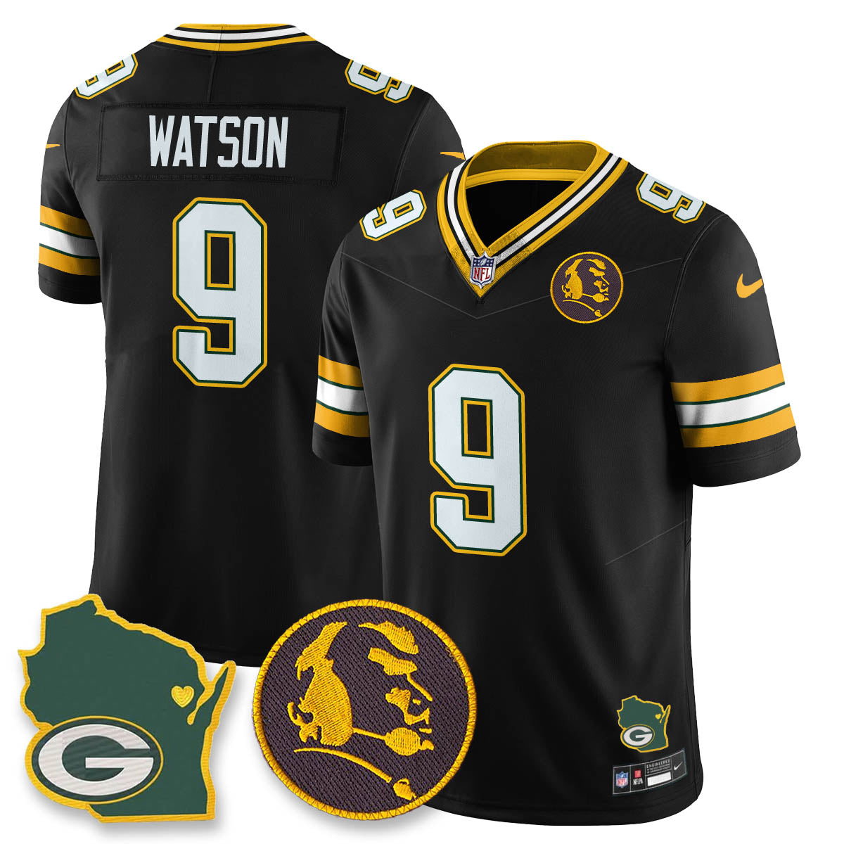 GB Vapor Limited Jersey - John Madden Patch - All Stitched