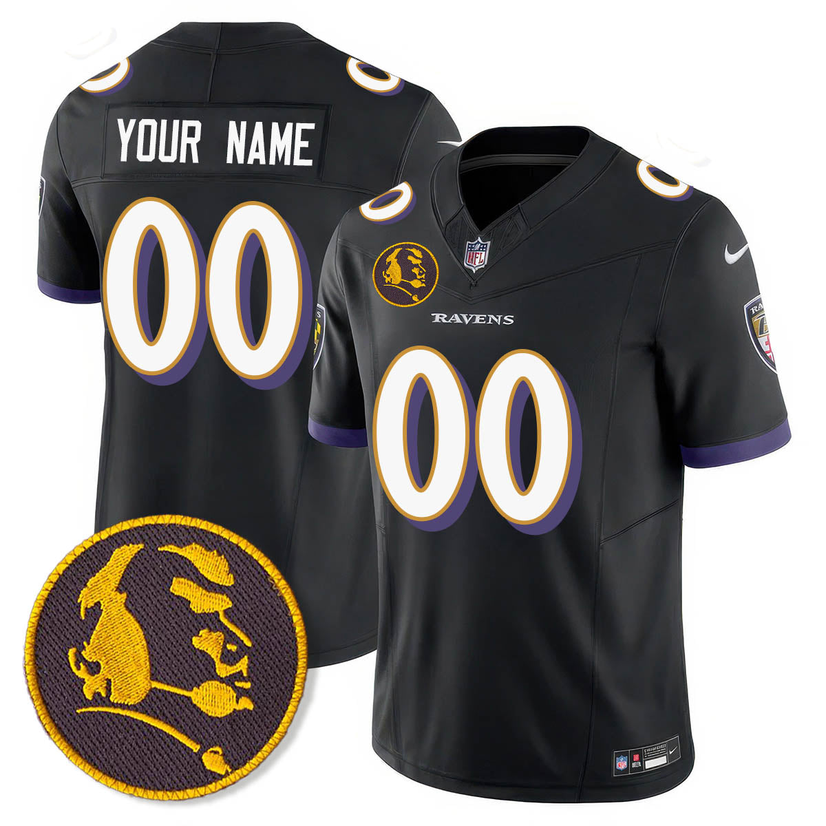 Custom BAL Vapor Limited Jersey - John Madden Patch - All Stitched