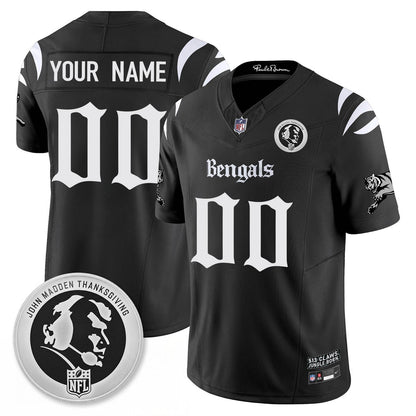 CIN Gothic Vapor Limited Jersey - John Madden Patch - All Stitched