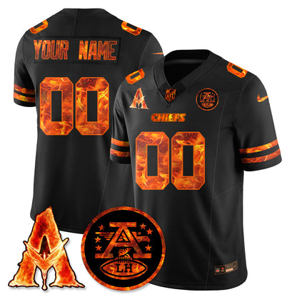 Custom KC x Avatar 3 Fire and Ash Jersey - Stitched