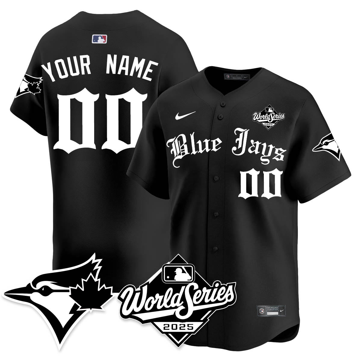 TOR Gothic 2025 World Series Jersey - All Stitched