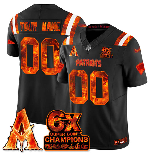 Custom NE x Avatar 3 Fire and Ash Jersey - Stitched