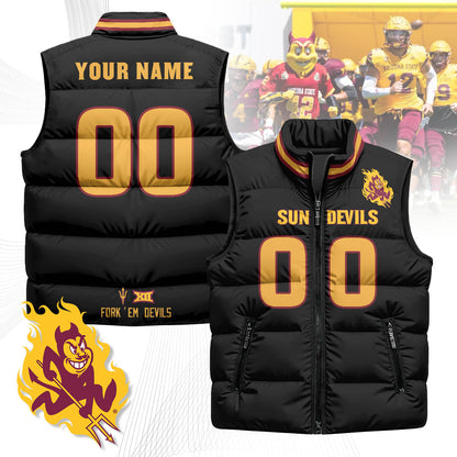 Personalized Arizona State Sun Devils Unisex Puffer Vest