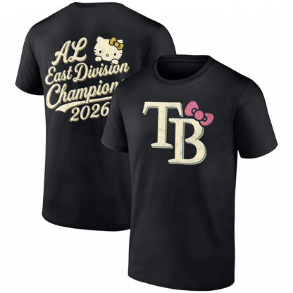 TB x Meow KT AL East Division Champions Two Sides T-Shirt - Printed V1