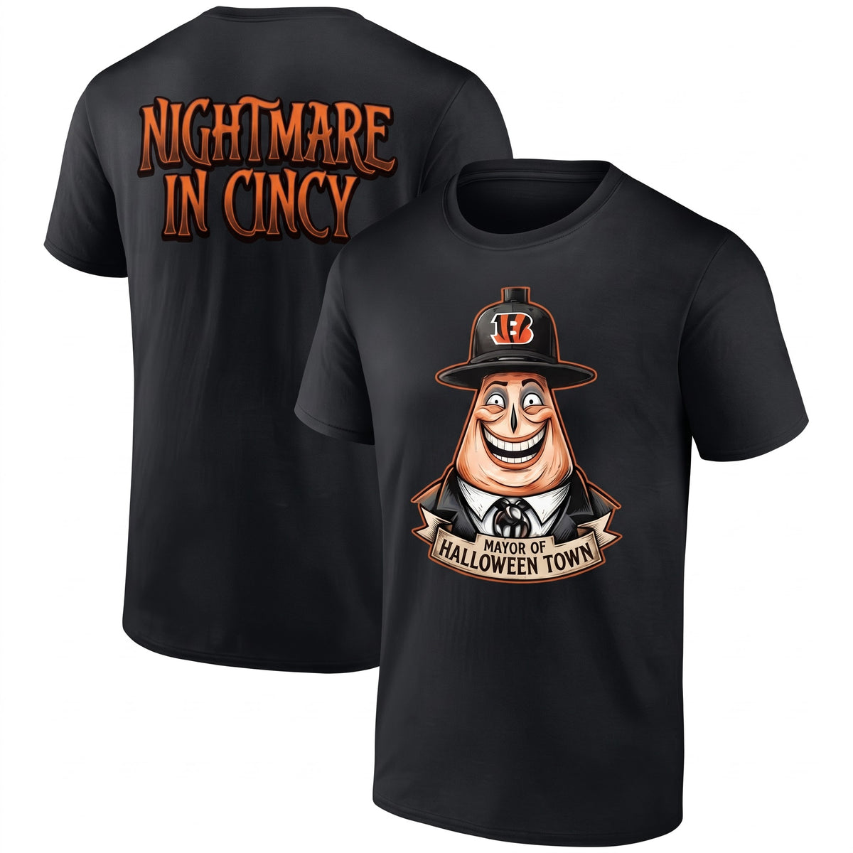 CIN x Halloween Two Sides T-Shirt - Printed V3