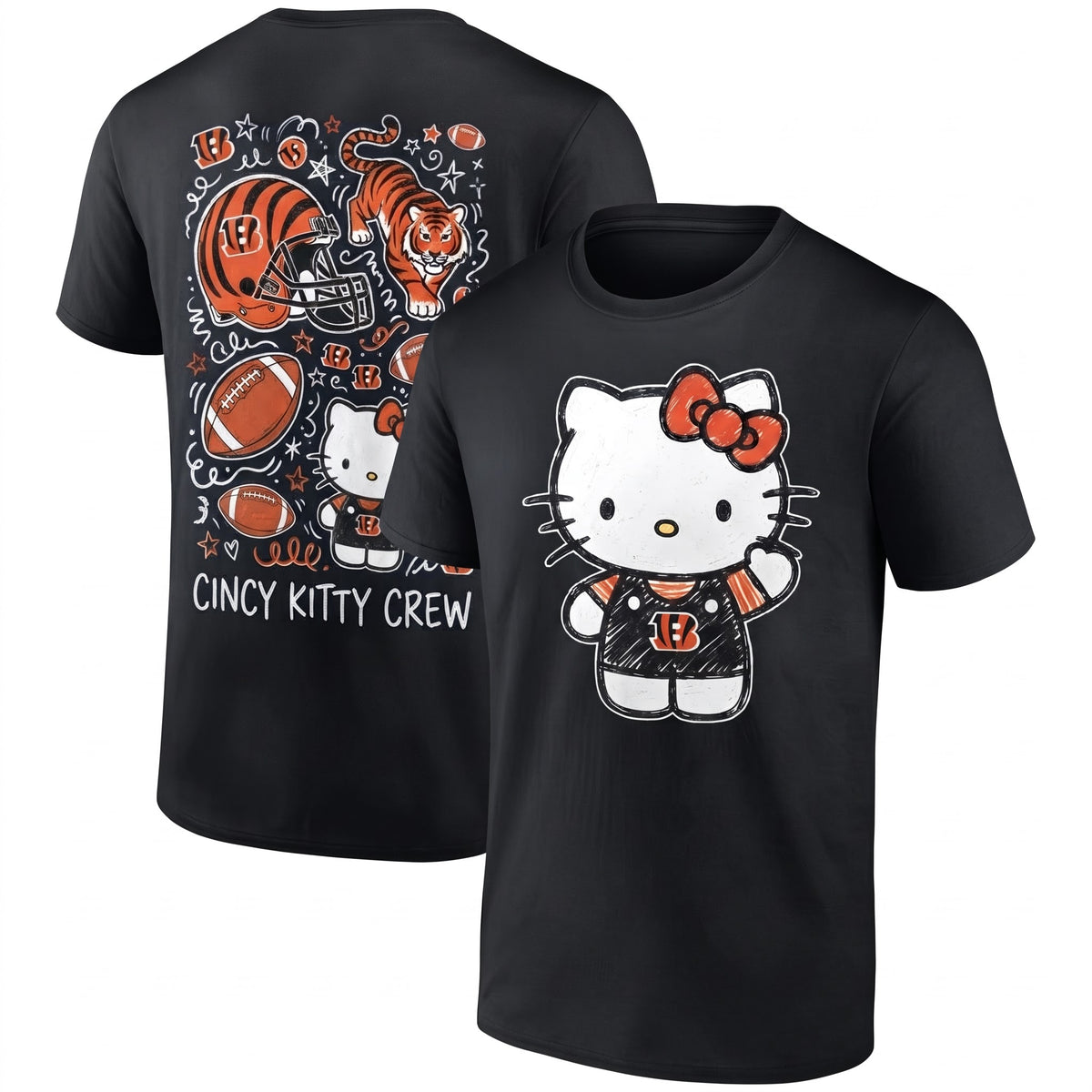 CIN x Meow KT Two Sides T-Shirt - Printed V1