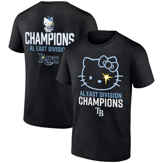 TB x Meow KT AL East Division Champions Two Sides T-Shirt - Printed V4