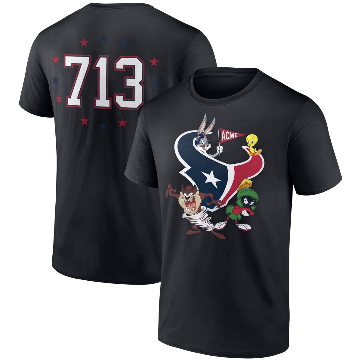 HOU x Looney Toons 2026 Edition Two Sides T-Shirt - Printed V1