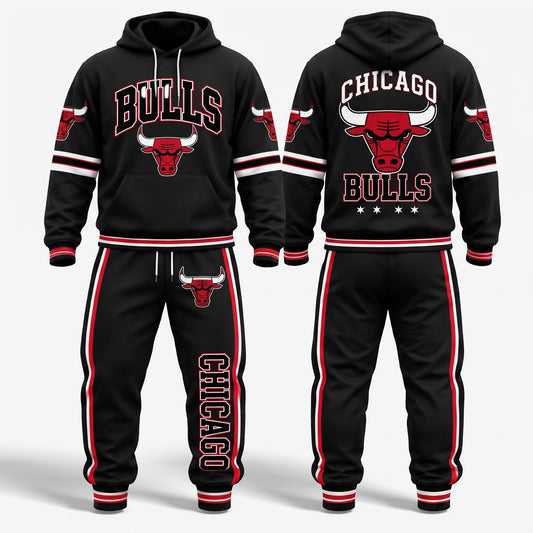 CHI Streetwear Hoodie Pants Set - Printed