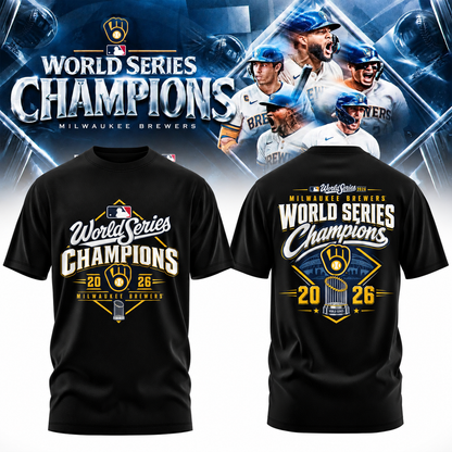 MIL World Series Champions Two Sides T-Shirt - Printed V10