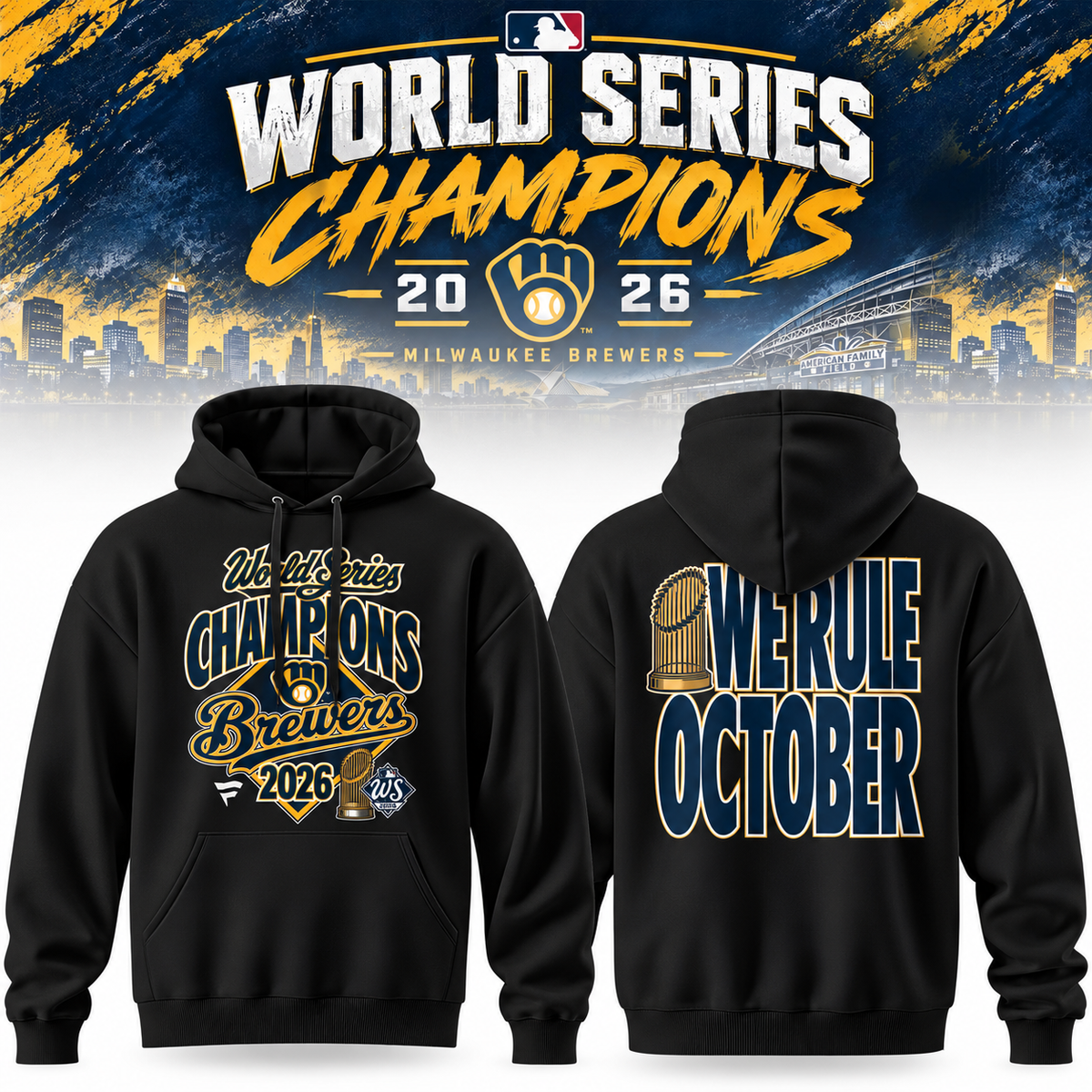MIL 2026 World Series Champions 2D Hoodie - Printed