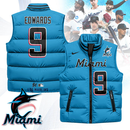 Miami Marlins Unisex Puffer Vest