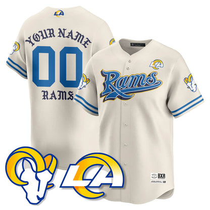 Custom LAR Born x Raised Baseball Jersey - All Stitched