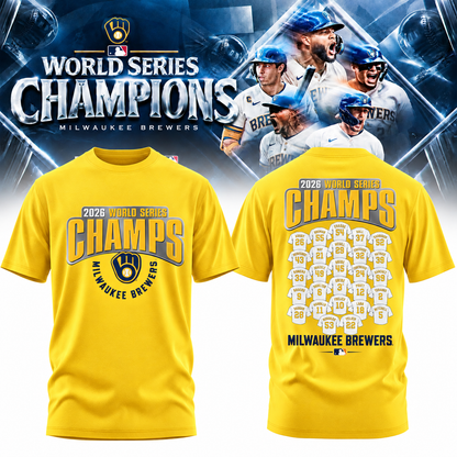 MIL World Series Champions Two Sides T-Shirt - Printed V18
