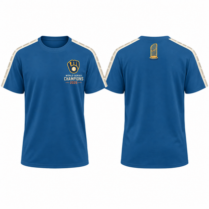 MIL Brewers City Connect 2026 World Series Champions 3D T-Shirt - Printed V7