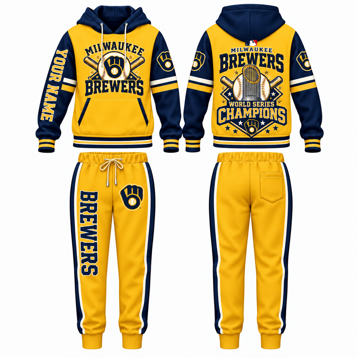 MIL 2026 World Series Champions Custom Hoodie Pants Set - Printed