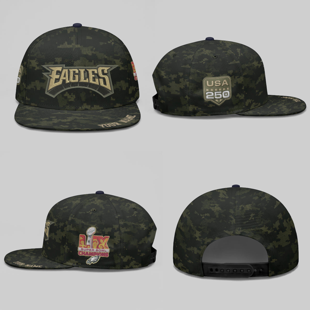 PHI Salute To Service Edition Snapback Cap - Printed