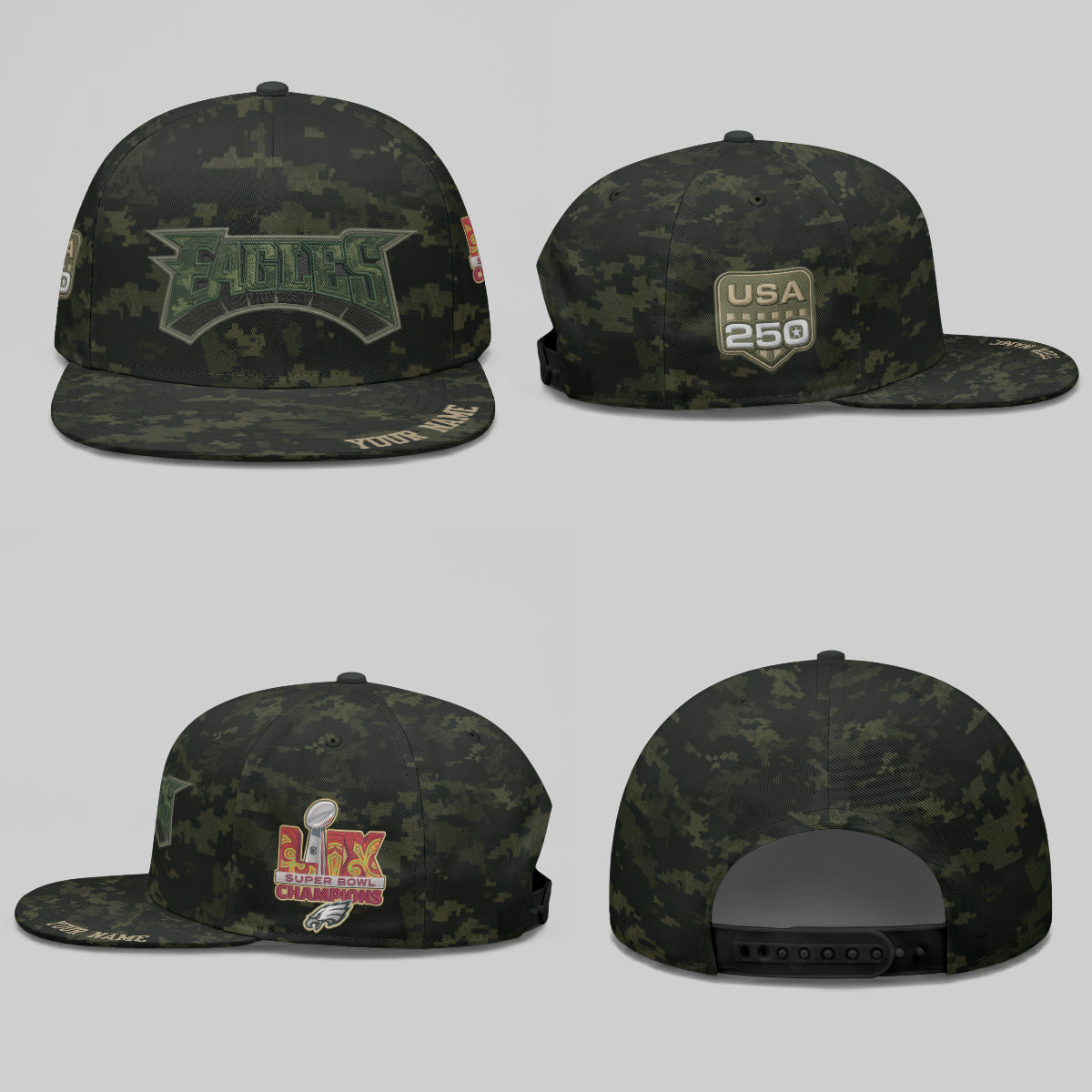 PHI Salute To Service Edition Snapback Cap - Printed