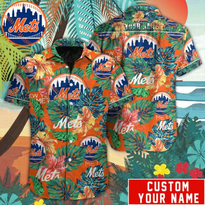 NYM Special Hawaiian Design Button Shirt V2304 - The Lucky Shops