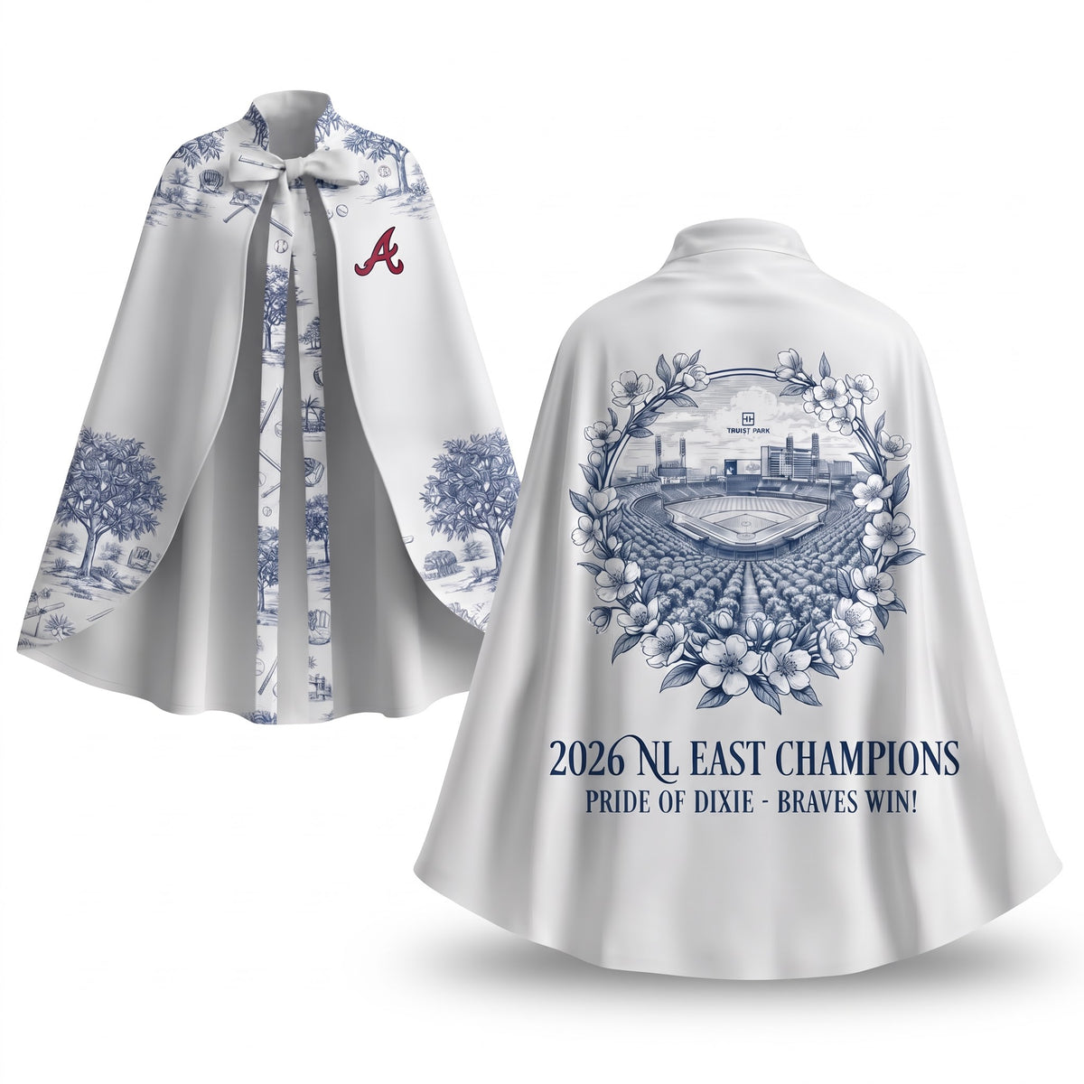 ATL Supporter Edition Strap Shawl Cape – Printed