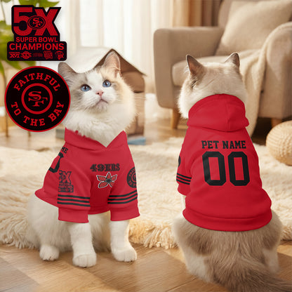 SF Stranger Things Pet Hoodie
