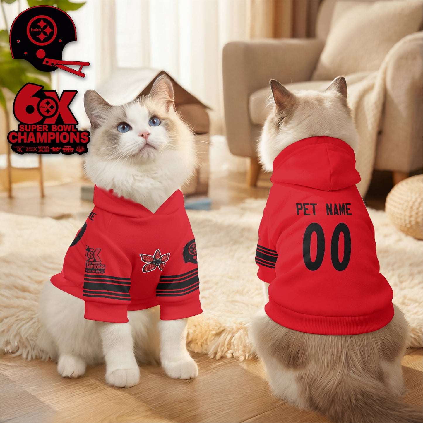 PIT Stranger Things Pet Hoodie