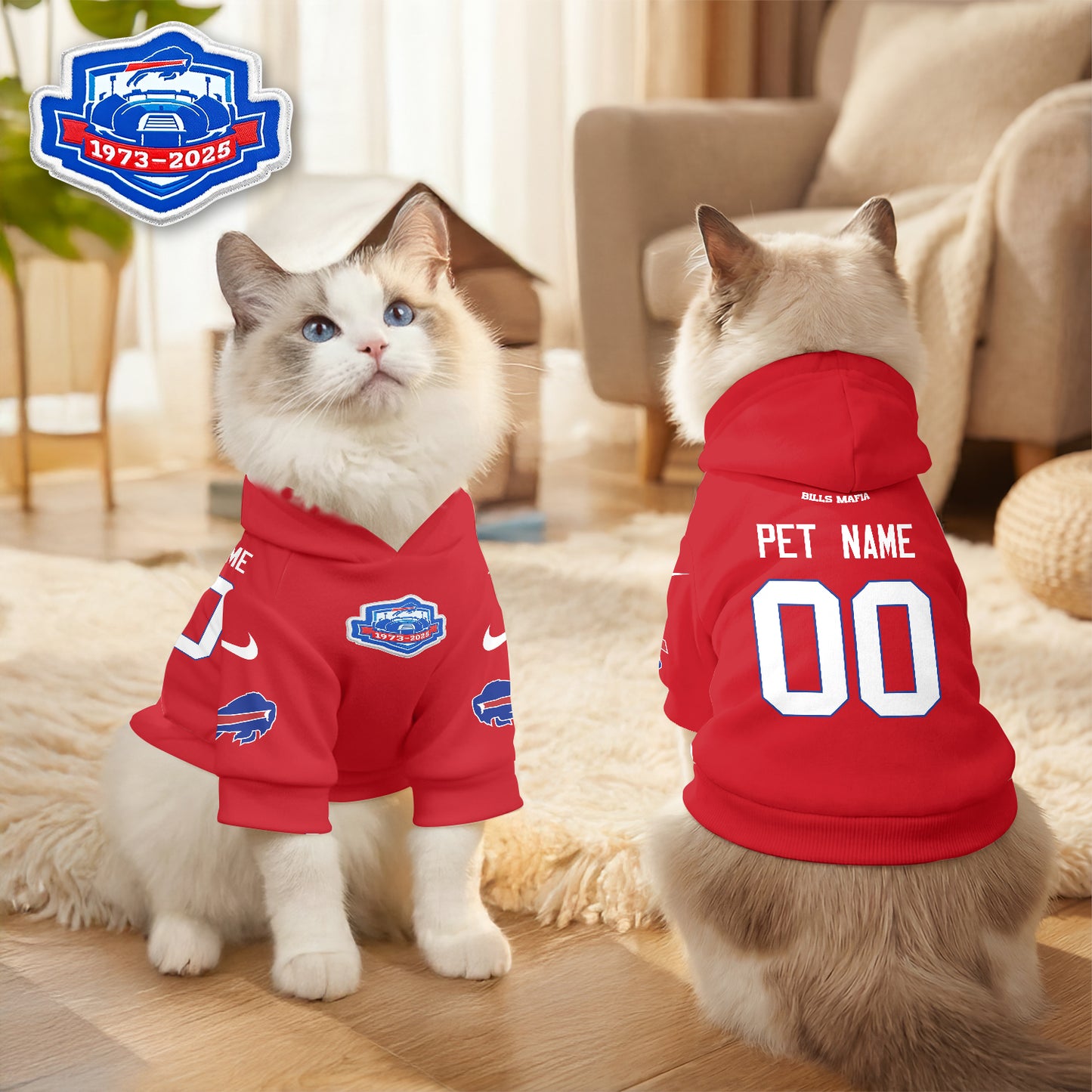 BUF “Rivalries” Pet Hoodie