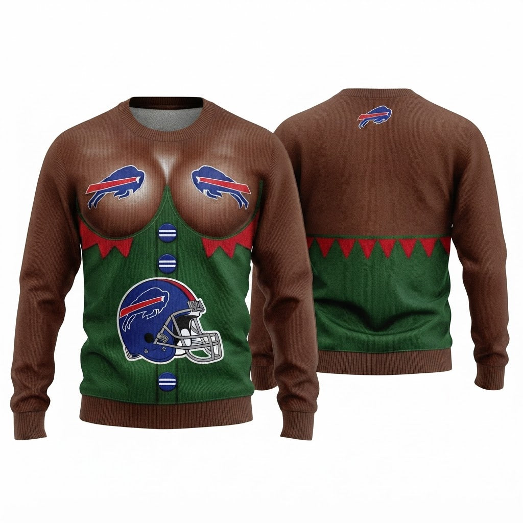 BUF Christmas Gift Ugly Sweater - Printed V2