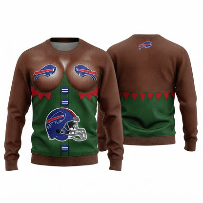 BUF Christmas Gift Ugly Sweater - Printed V2