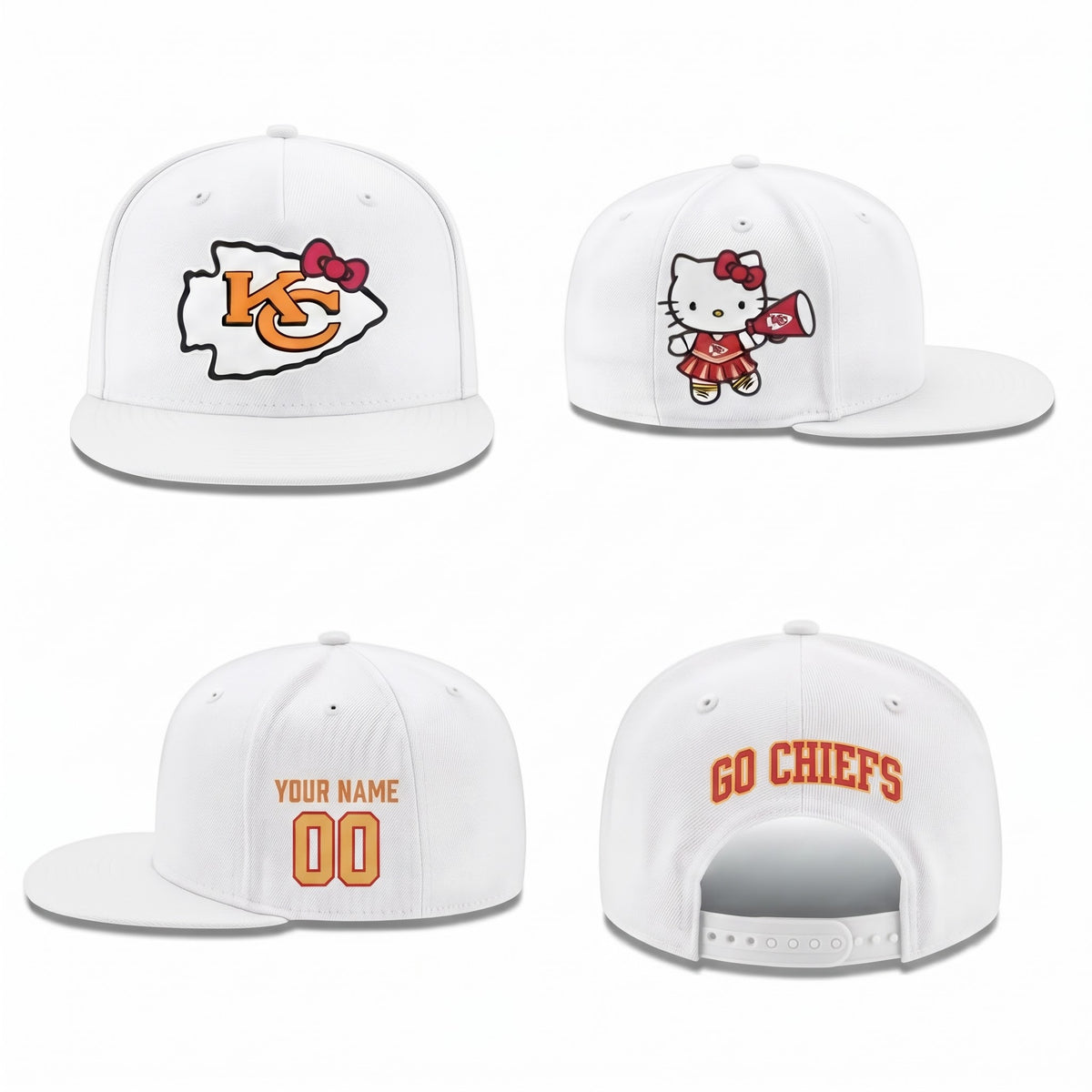 KC x Meow KT Personalized Snapback Cap - Printed
