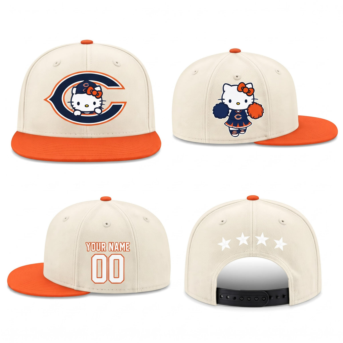 CHI x Meow KT Personalized Snapback Cap - Printed