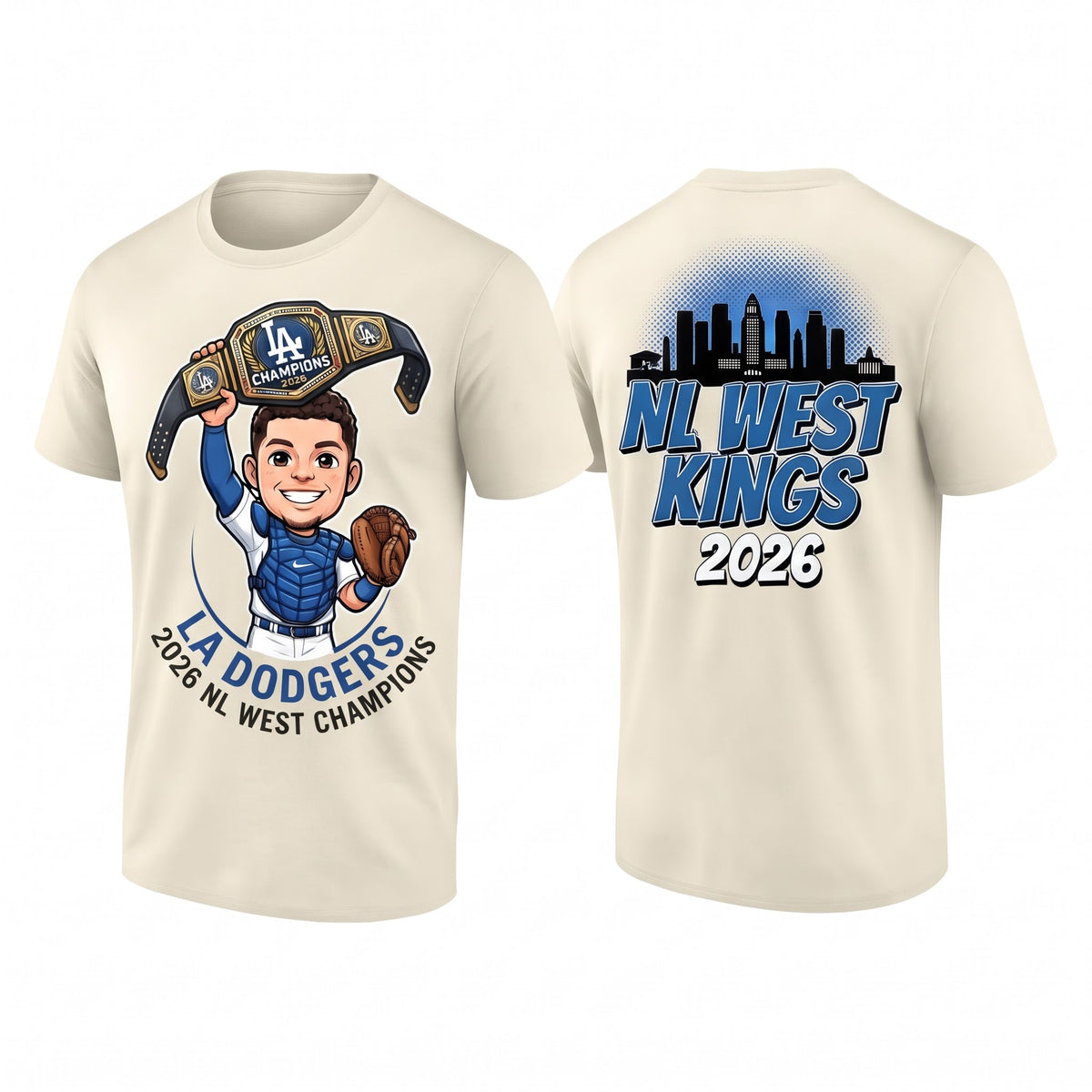 SEA 2026 NL West Champs Two Sides T-Shirt - Printed V3
