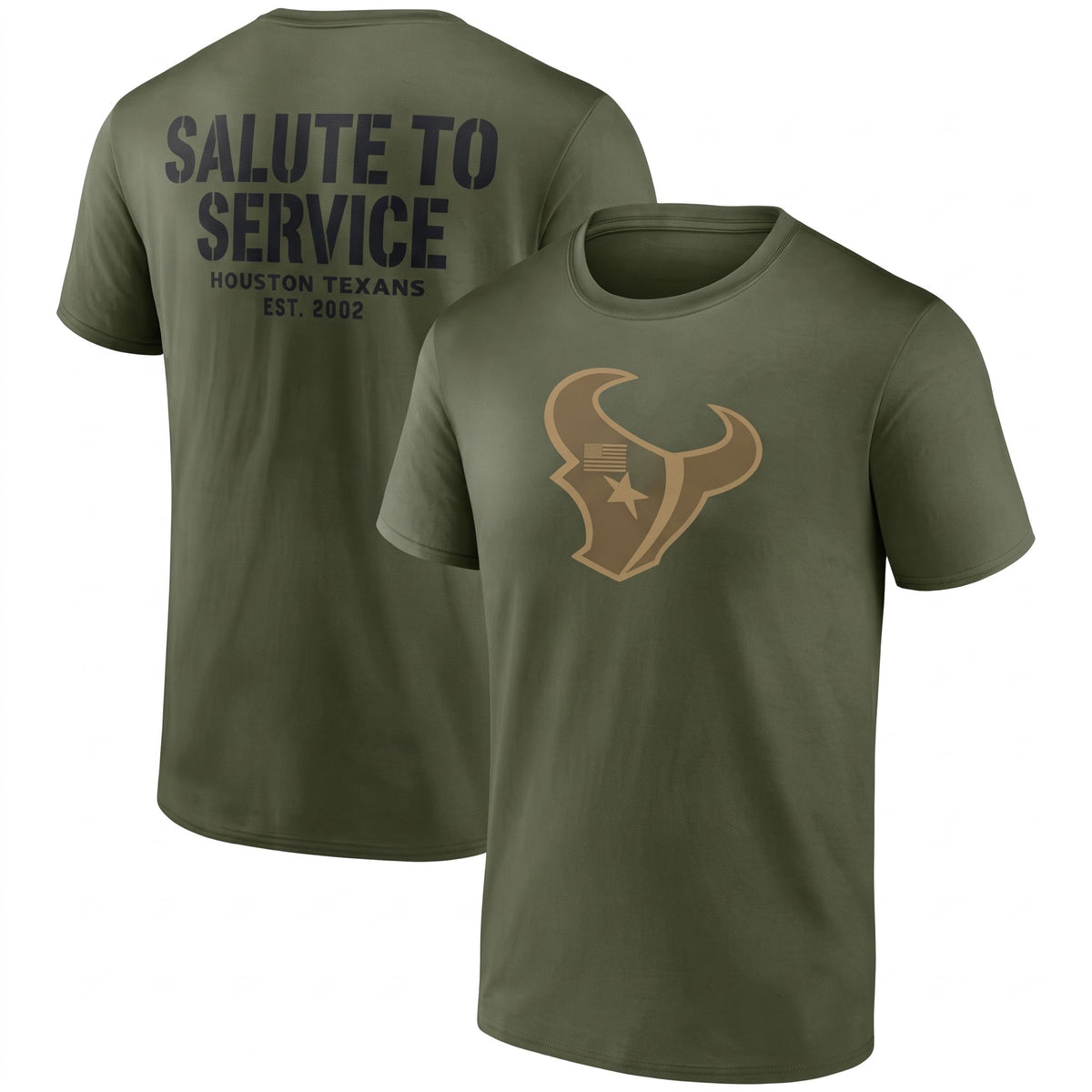 HOU x Salute To Service 2026 Edition Two Sides T-Shirt - Printed V3