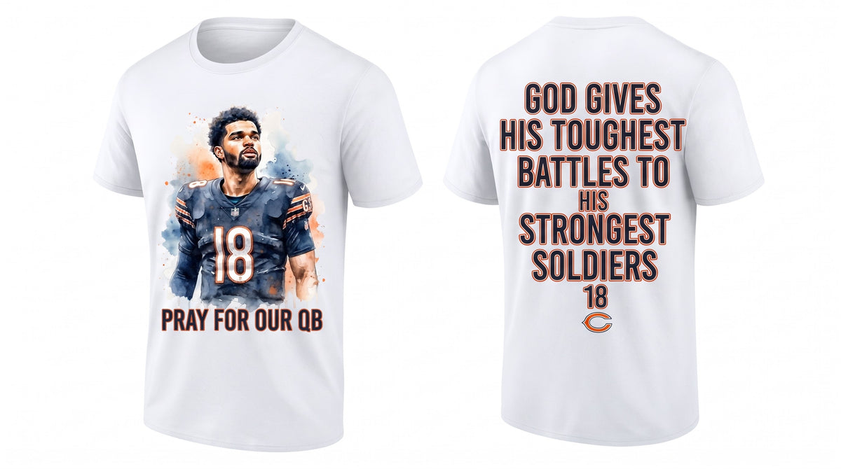 CHI Pray For Caleb Two Sides T-Shirt - Printed
