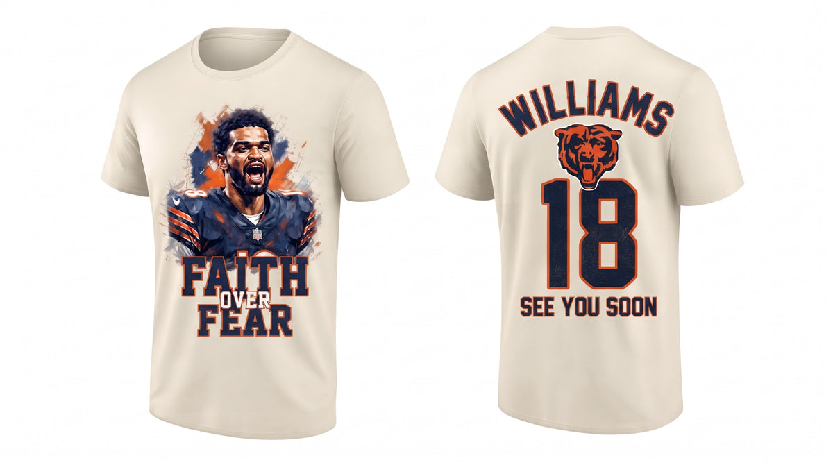 CHI Faith over Fear #18 Caleb Two Sides T-Shirt - Printed
