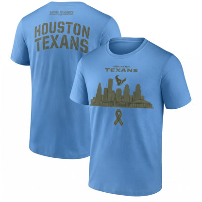 HOU x Salute To Service 2026 Edition Two Sides T-Shirt - Printed V2