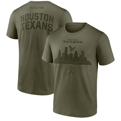 HOU x Salute To Service 2026 Edition Two Sides T-Shirt - Printed V2