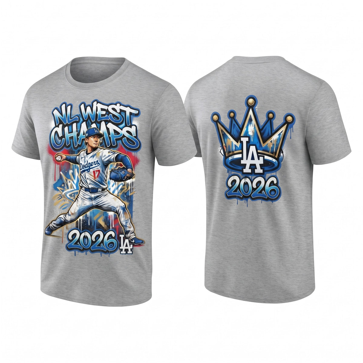 SEA 2026 NL West Champs Two Sides T-Shirt - Printed V5