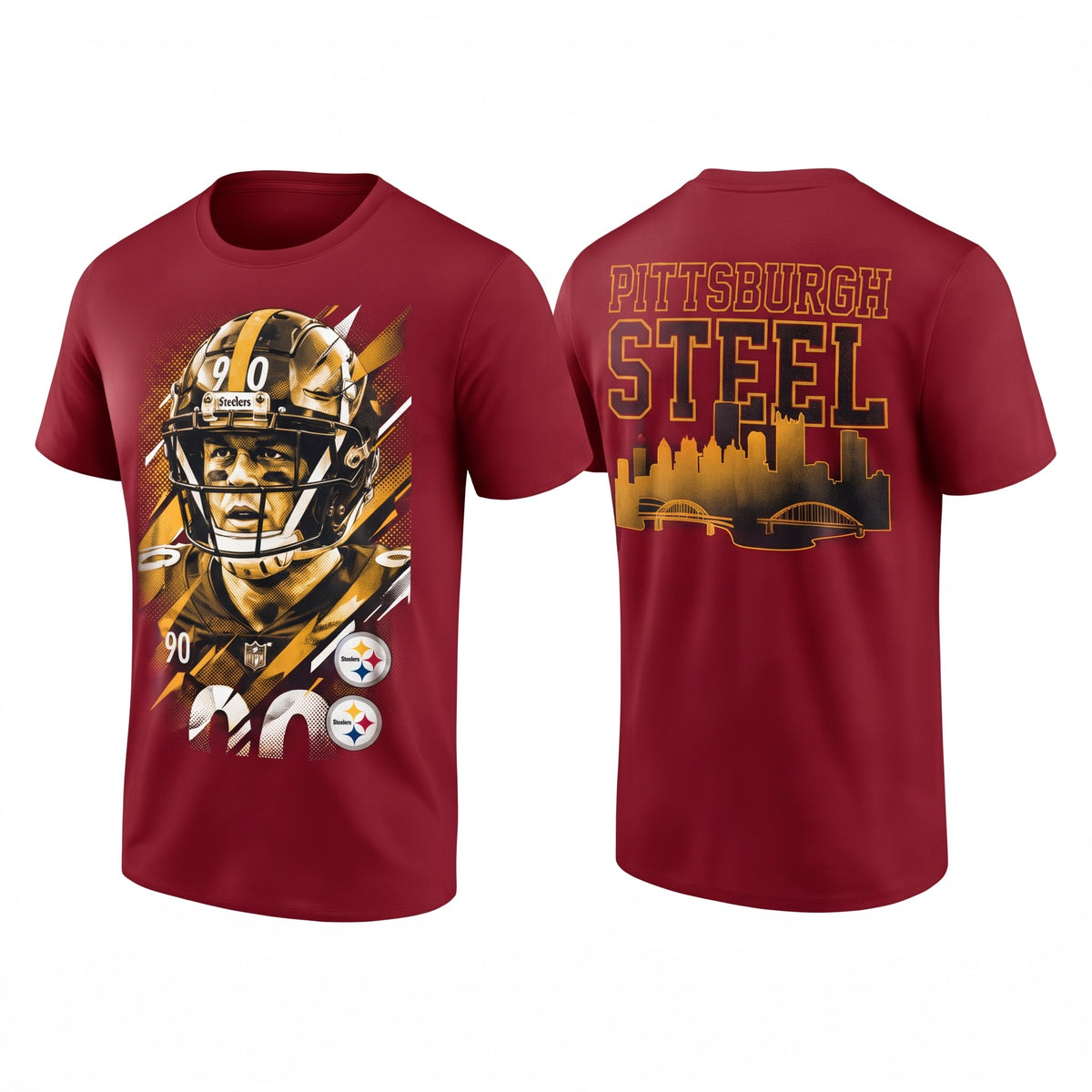 PIT TJ. Watt #90 Two Sides T-Shirt - Printed V3