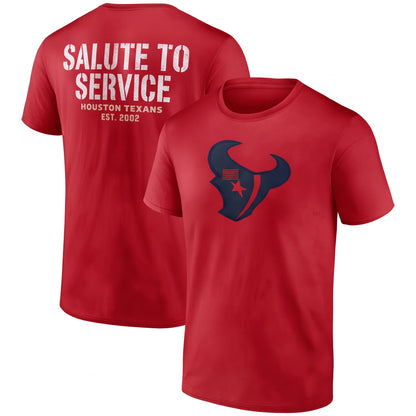 HOU x Salute To Service 2026 Edition Two Sides T-Shirt - Printed V3