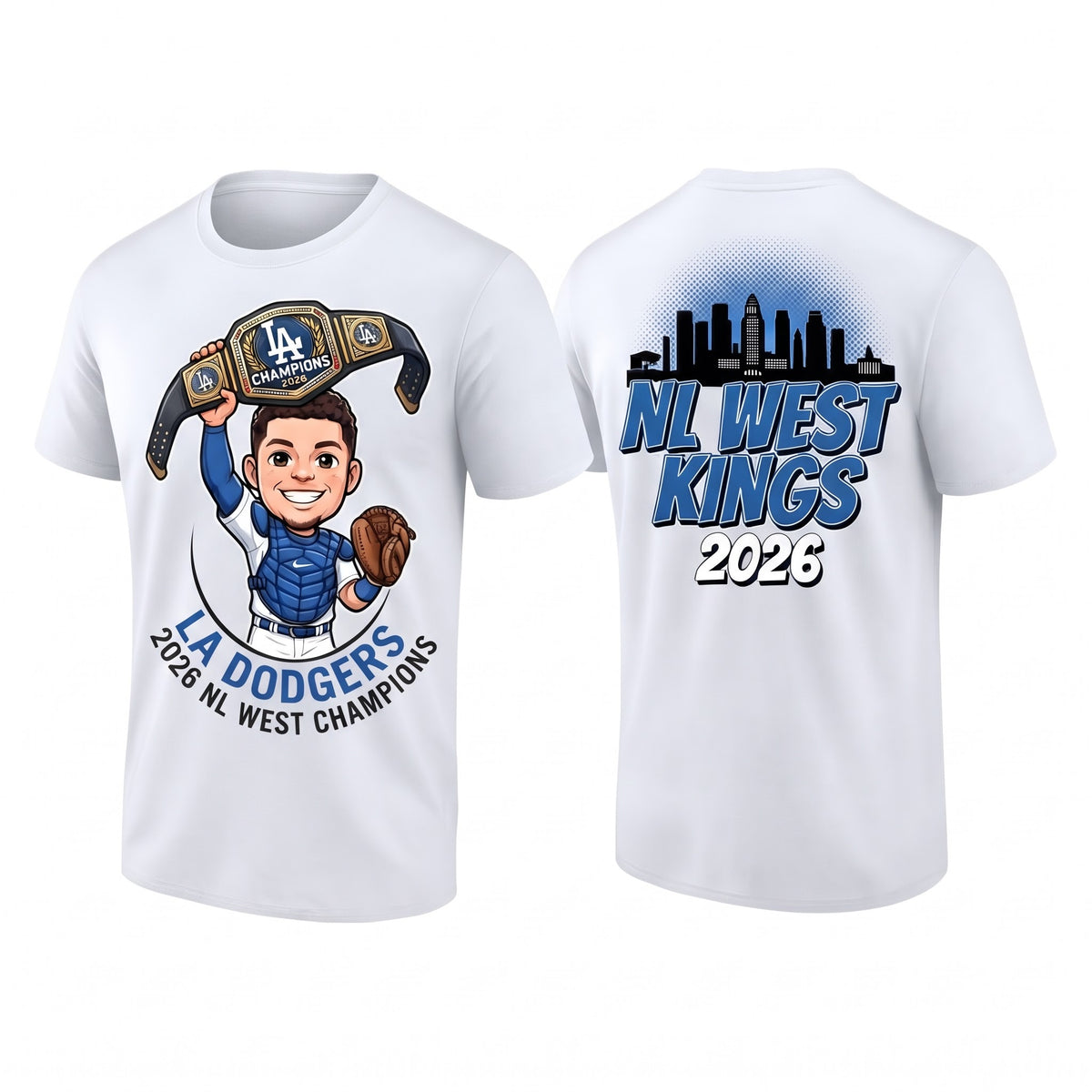 SEA 2026 NL West Champs Two Sides T-Shirt - Printed V3