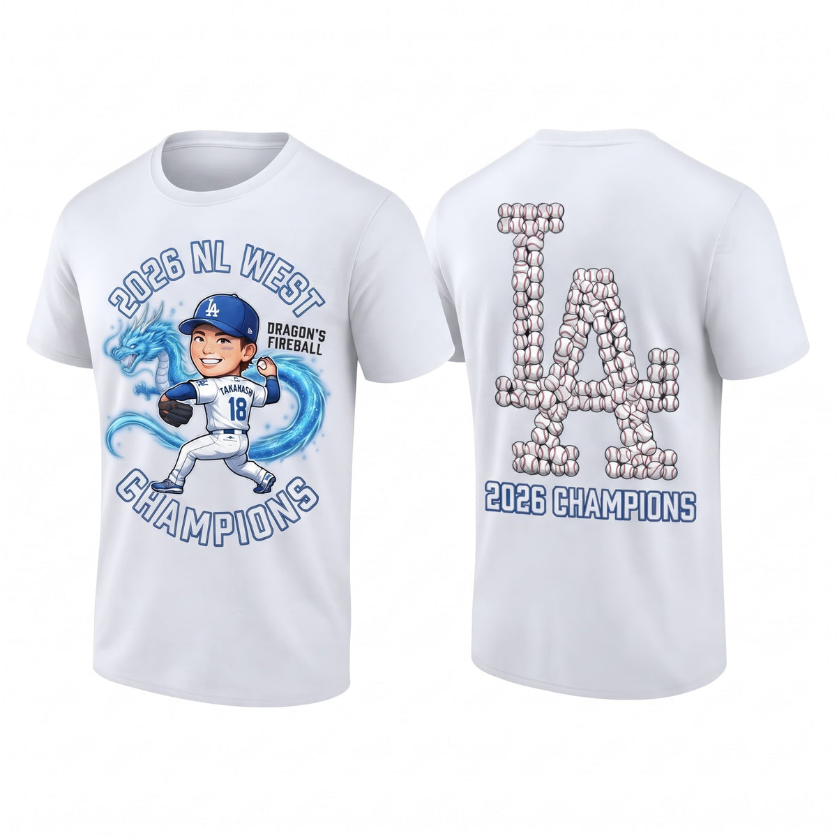 SEA 2026 NL West Champs Two Sides T-Shirt - Printed V4